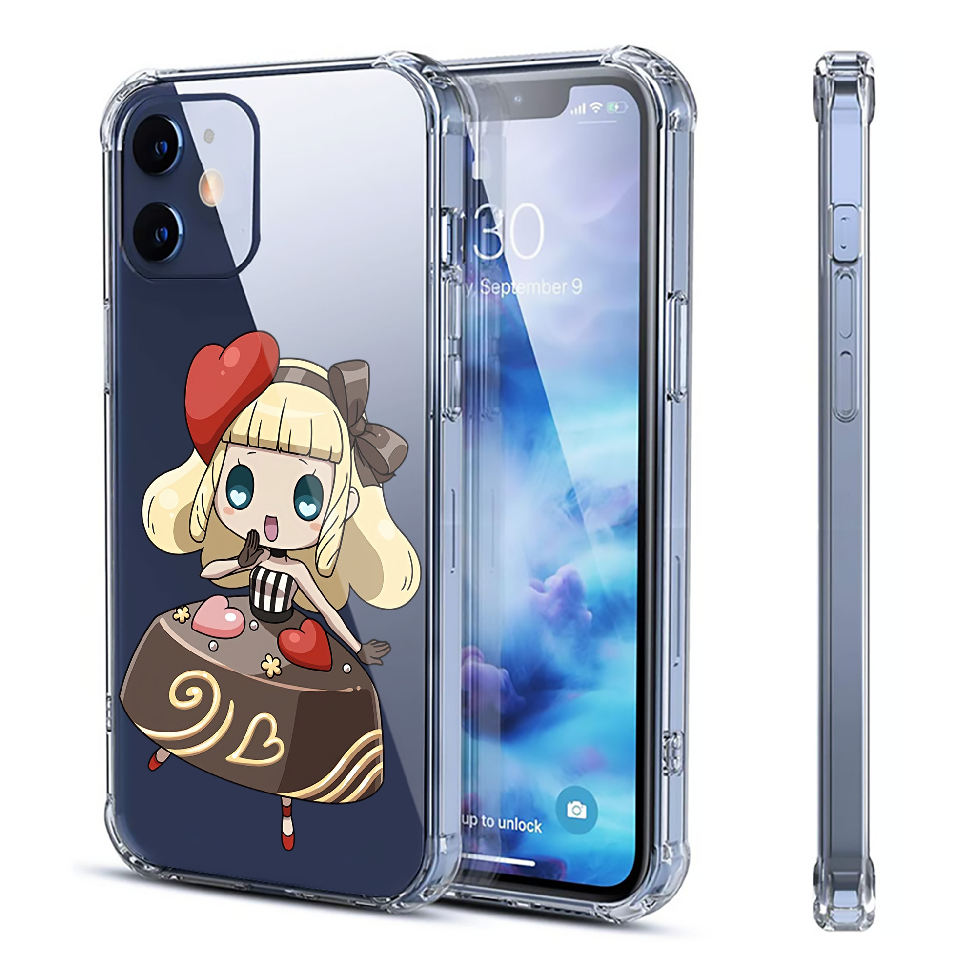 （画像用） 妖怪ウォッチ Yo-kai Watch 【iPhone 12シリーズ対応】透明スマホケース（クリアソフトケース）